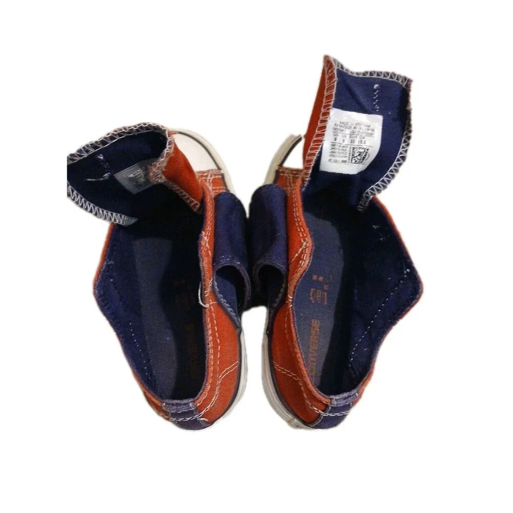 Converse All Star Toddler Shoes Size 9 Red & White & Blue Low Tops Patriotic